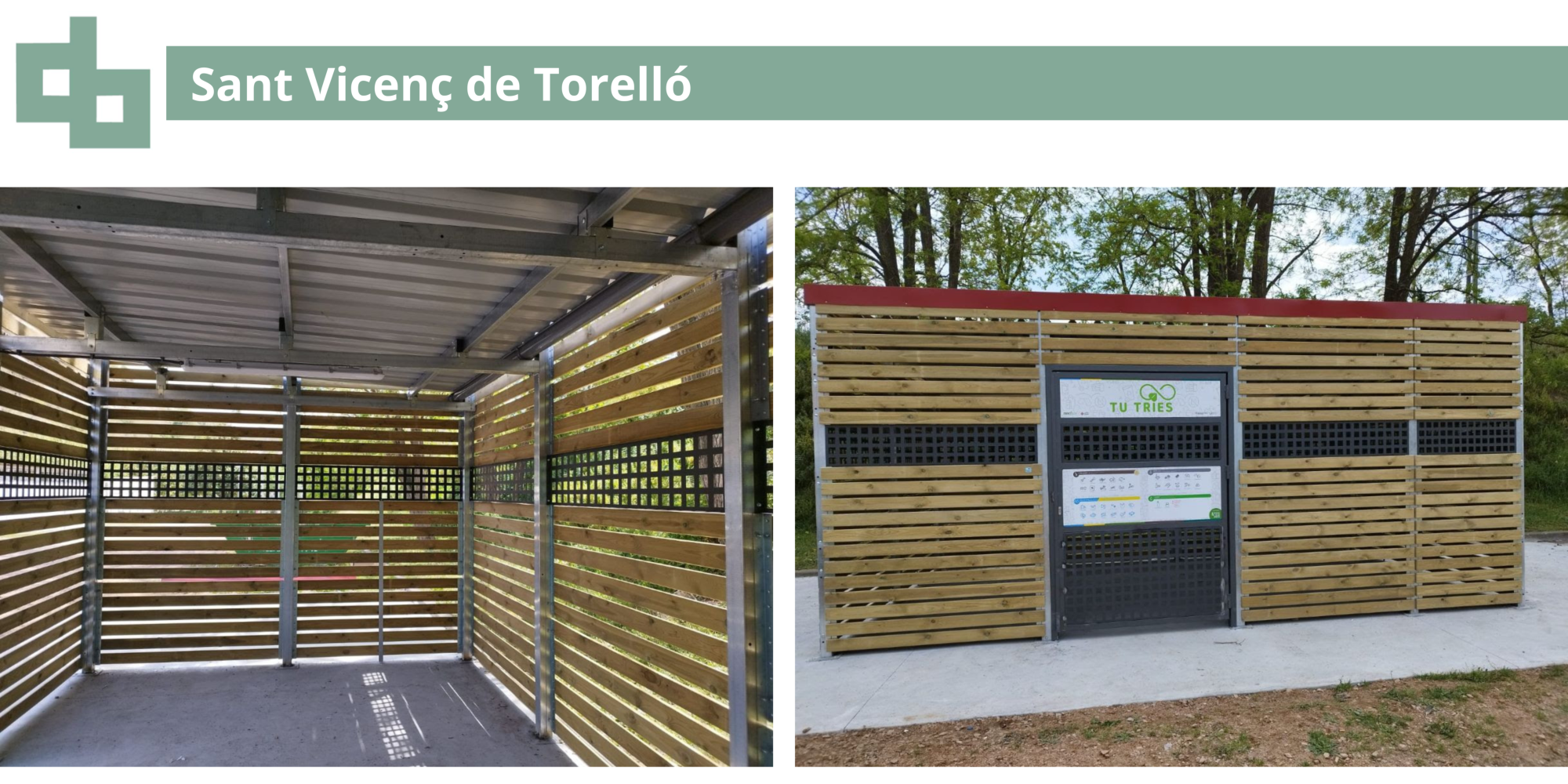 Fabricaci i installaci d'rea d'emergncia pel servei del porta a porta.