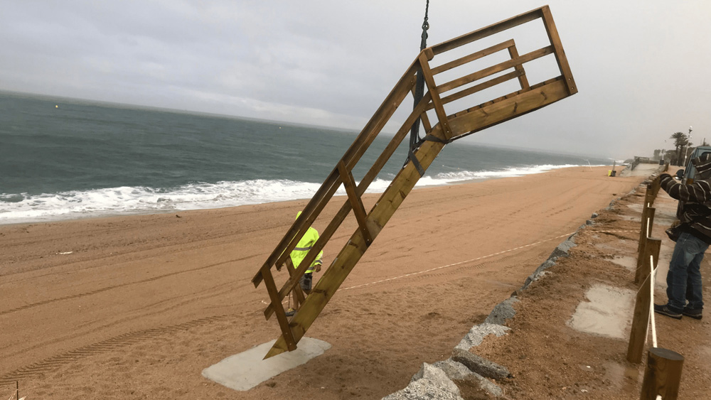 Escales a mida per l'Ajuntament de Pineda de Mar