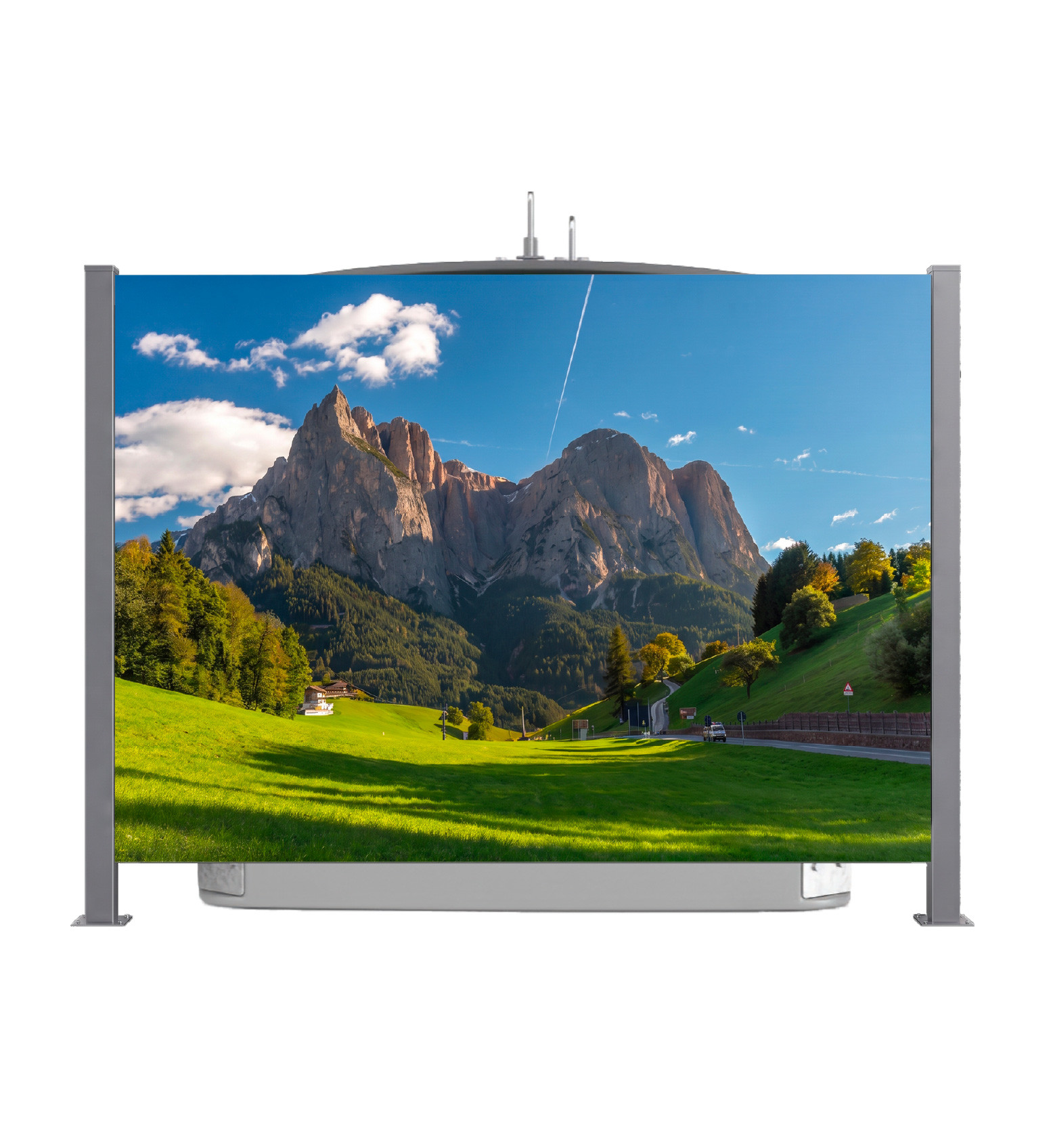 Pantalla de ocultaci�n de dibond Aspe